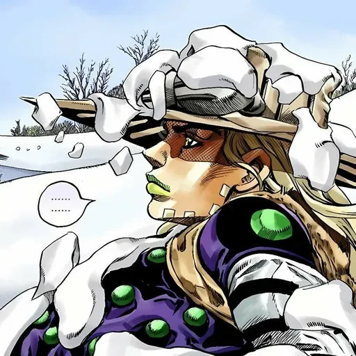 😶 Стикер «Джайро Цеппели Gyro Zeppeli» для Telegram