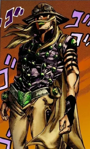 💪 Стикер «Джайро Цеппели Gyro Zeppeli» для Telegram