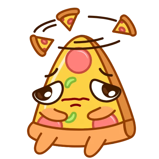 😵‍💫 Стикер «Пиццуля» для Telegram