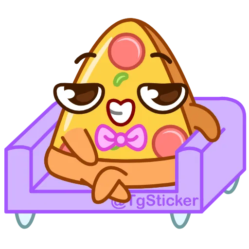 🎀 Стикер «Пиццуля» для Telegram