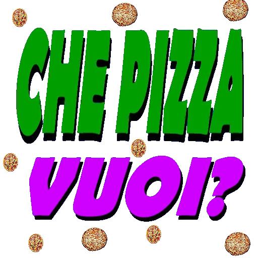 ❓ Стикер «PIZZA ITALY» для Telegram
