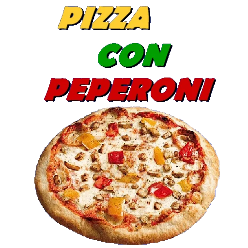🌶 Стикер «PIZZA ITALY» для Telegram