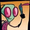 Стикер 59 ⭐ Набор эмоджи по мульту «Invader Zim Пришелец Зим»