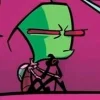 Стикер 10 ⭐ Набор эмоджи по мульту «Invader Zim Пришелец Зим»