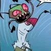 Стикер 8 ⭐ Набор эмоджи по мульту «Invader Zim Пришелец Зим»