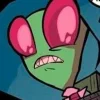 Стикер 19 ⭐ Набор эмоджи по мульту «Invader Zim Пришелец Зим»