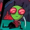 Стикер 44 ⭐ Набор эмоджи по мульту «Invader Zim Пришелец Зим»