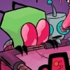 Стикер 43 ⭐ Набор эмоджи по мульту «Invader Zim Пришелец Зим»
