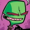 Стикер 22 ⭐ Набор эмоджи по мульту «Invader Zim Пришелец Зим»