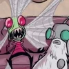 Стикер 61 ⭐ Набор эмоджи по мульту «Invader Zim Пришелец Зим»