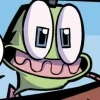 Стикер 23 ⭐ Набор эмоджи по мульту «Invader Zim Пришелец Зим»