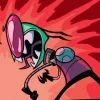 Стикер 3 ⭐ Набор эмоджи по мульту «Invader Zim Пришелец Зим»