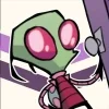 Стикер 28 ⭐ Набор эмоджи по мульту «Invader Zim Пришелец Зим»