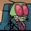 Стикер 9 ⭐ Набор эмоджи по мульту «Invader Zim Пришелец Зим»
