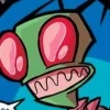 Стикер 21 ⭐ Набор эмоджи по мульту «Invader Zim Пришелец Зим»