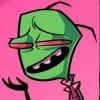 Стикер 6 ⭐ Набор эмоджи по мульту «Invader Zim Пришелец Зим»
