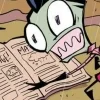 Стикер 53 ⭐ Набор эмоджи по мульту «Invader Zim Пришелец Зим»