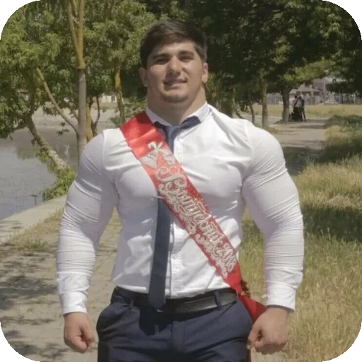 👔 Стикер «АСХАБ ТАМАЕВ РАКЕТКА» для Telegram