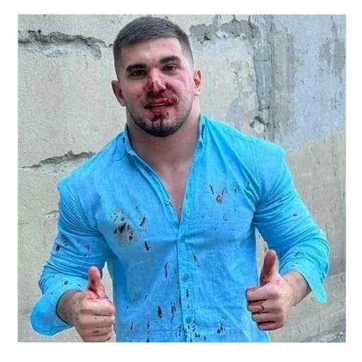 ❤ Стикер «АСХАБ ТАМАЕВ РАКЕТКА» для Telegram