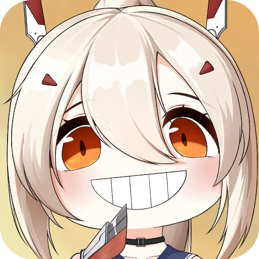 😁 Стикер «Azur Lane Cutie» для Telegram