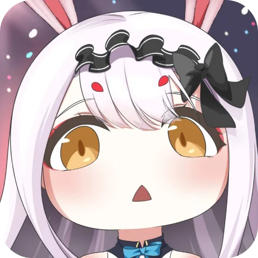 Стикерпак Azur Lane Cutie для Telegram