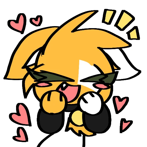 🥰 Стикер «Микуся» для Telegram