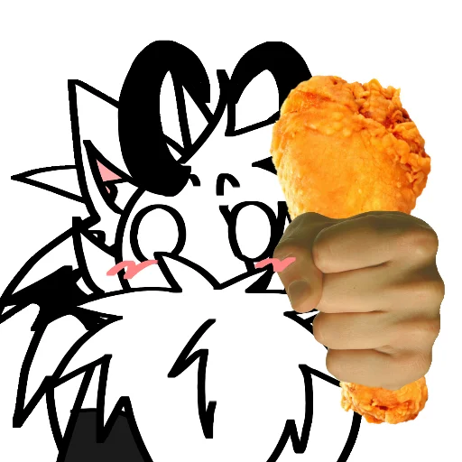 🍗 Стикер «Микуся» для Telegram