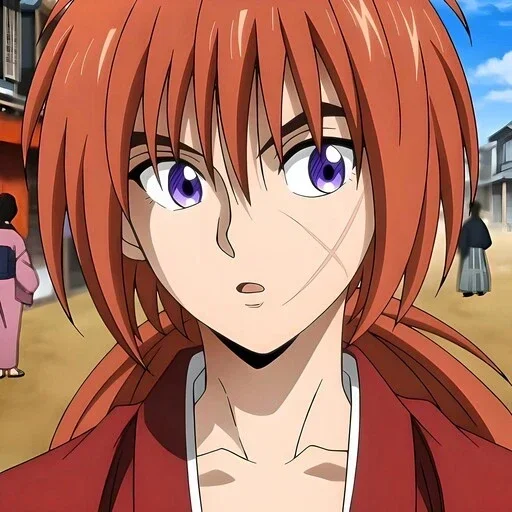 😧 Стикер «Himura Kenshin» для Telegram