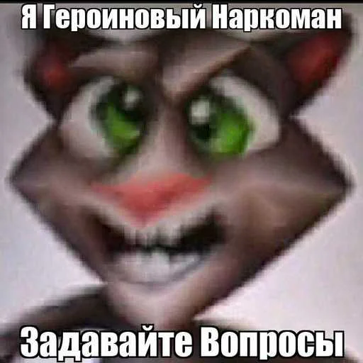😎 Стикер «Говорящий Том Мемы» для Telegram