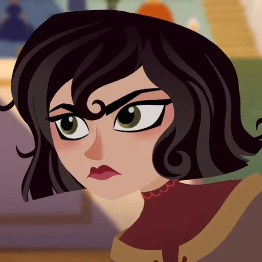🖤 Стикер «Cassandra Rapunzels Tangled Adventure» для Telegram
