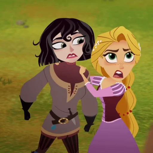 🖤 Стикер «Cassandra Rapunzels Tangled Adventure» для Telegram