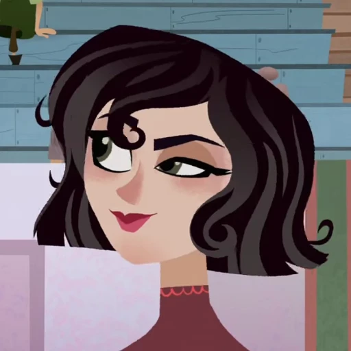 🖤 Стикер «Cassandra Rapunzels Tangled Adventure» для Telegram
