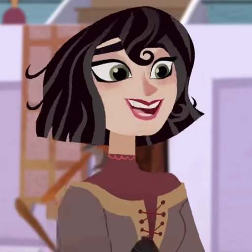 🖤 Стикер «Cassandra Rapunzels Tangled Adventure» для Telegram