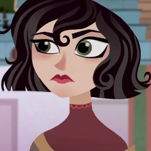 🖤 Стикер «Cassandra Rapunzels Tangled Adventure» для Telegram