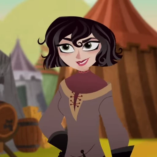 🖤 Стикер «Cassandra Rapunzels Tangled Adventure» для Telegram