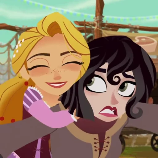 🖤 Стикер «Cassandra Rapunzels Tangled Adventure» для Telegram