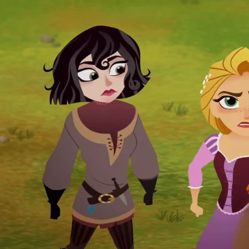 🖤 Стикер «Cassandra Rapunzels Tangled Adventure» для Telegram