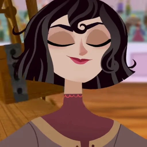 🖤 Стикер «Cassandra Rapunzels Tangled Adventure» для Telegram