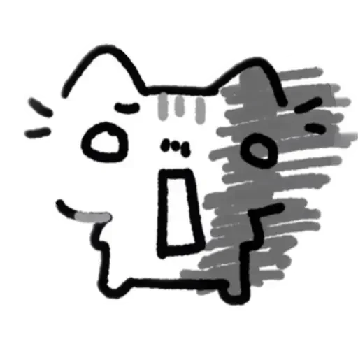 😰 Стикер «Кот» для Telegram