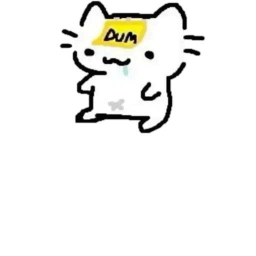 🧠 Стикер «Кот» для Telegram
