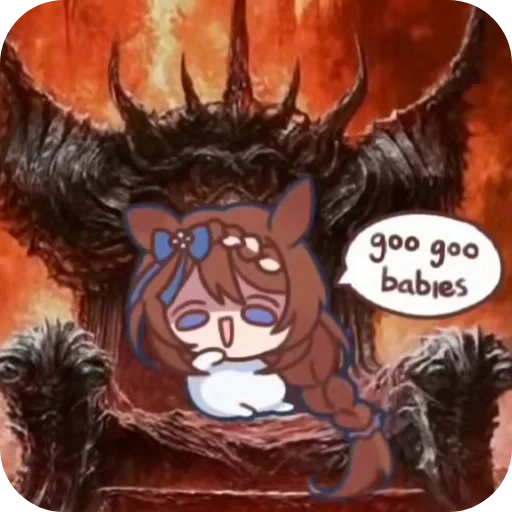 😈 Стикер «Super Creek» для Telegram