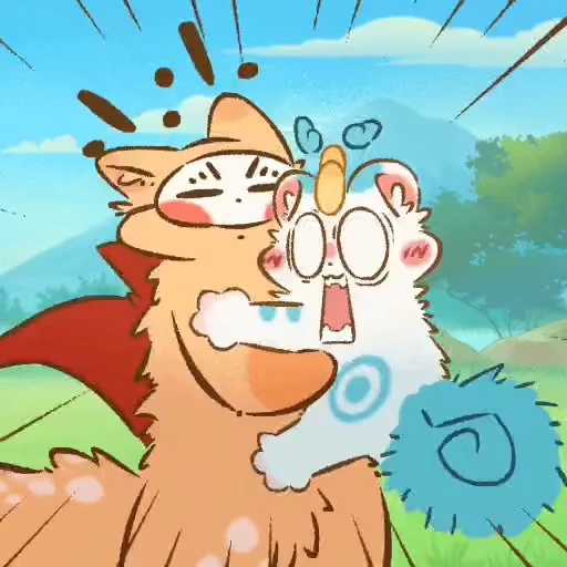 😱 Стикер «you shou yan 有兽焉 贴纸» для Telegram