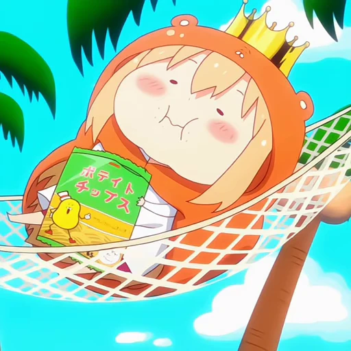 😇 Стикер «Umaru Doma» для Telegram