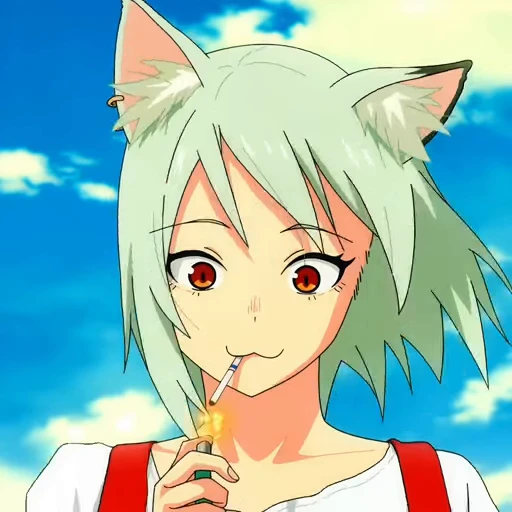 😓 Стикер «Yani Neko p2Табакошка 2 часть‍» для Telegram