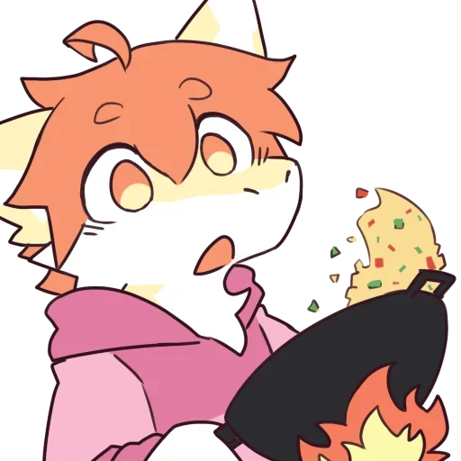 🐱 Стикер «Kuttoyaki» для Telegram