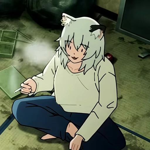 😶‍🌫️ Стикер «Yani Neko» для Telegram