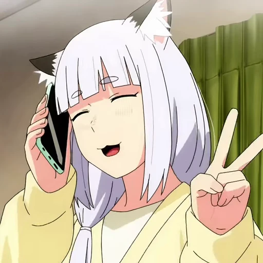 ✌️ Стикер «Yani Neko» для Telegram