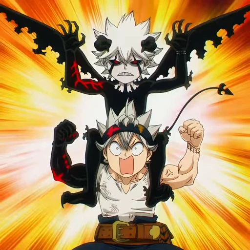 💪 Стикер «Black Clover S2Чёрный Клевер 2 сезон» для Telegram