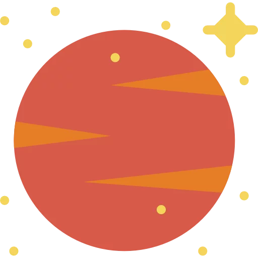 😱 Стикер «Planet» для Telegram