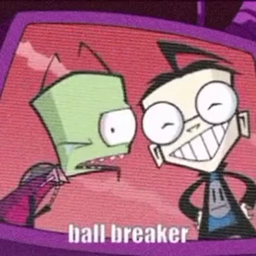 😣 Стикер «Invader Zim Пришелец Зим» для Telegram